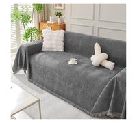Failjierue 1 Pcs Extra Wide Chenille Sectional Couch Covers W/Tassel Design for Sectional Sofas L-Shaped & U-Shaped Sofa Slipcover(Style 12,180 * 90cm)