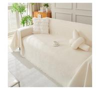 Failjierue 1 Pcs Extra Wide Chenille Sectional Couch Covers W/Tassel Design for Sectional Sofas L-Shaped & U-Shaped Sofa Slipcover(Style 13,180 * 90cm)