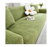 Failjierue 1 PCS Jacquard Velvet Stretch Sofa Slipcover Soft Universal Couch Cover High Elasticity Sofa Protector for Living Room Non-Slip Furniture Cover with Skirt(Style 6,145-185cm)