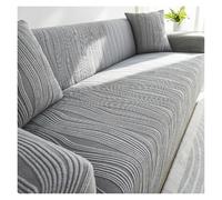 Failjierue 1-Piece Universal Thick Velvet Sofa Slipcover High Stretch for 1-5 Seater Couches, Non-Slip Furniture Protector, Couch Cover for Living Room(Style 3,2-seater (145-185cm))