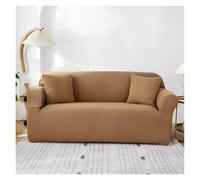 Failjierue Elastic Velvet Sofa Cover Slipcovers for 2/3/4 Seater & L Shape Corner Couch, Living Room Cushion Cover Home Decor(Style 12,1-Seater (90-140cm))