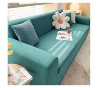 Failjierue Elastic Velvet Sofa Cover - Stretch Slipcover for Sectional L Shape Corner Couch & 1/2/3/4 Seat, Living Room(Style 8,3-Seater (190-230cm))