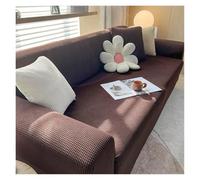 Failjierue Elastic Velvet Sofa Cover - Stretch Slipcover for Sectional L Shape Corner Couch & 1/2/3/4 Seat, Living Room(Style 10,1-Seater (90-140cm))