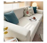 Failjierue Elastic Velvet Sofa Cover - Stretch Slipcover for Sectional L Shape Corner Couch & 1/2/3/4 Seat, Living Room(Style 12,1-Seater (90-140cm))