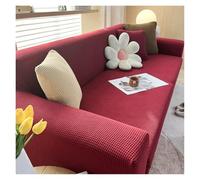 Failjierue Elastic Velvet Sofa Cover - Stretch Slipcover for Sectional L Shape Corner Couch & 1/2/3/4 Seat, Living Room(Style 4,3-Seater (190-230cm))