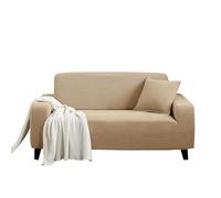 Failjierue Elastic Velvet Sofa Cover - Stretch Slipcovers for 1/2/3/4 Seater & L Shape Corner Couch, Living Room Home Decor(Style 5,2-Seater (145-185cm))