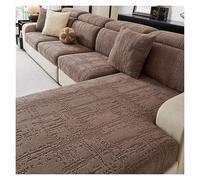 Failjierue Fits Corner L Shape Couch Cushions Velvet Stretch Sofa Seat Cushion Covers Non-Slip for Individual Cushions(Style 6,Backrests L(W30-55cm L80-110cm))