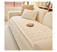 Failjierue Geometric Velvet Plush Sofa Cover - Warm Soft Fuzzy Non-Slip Sectional Couch Cover, Washable Pet-Friendly Furniture Protector(Style 1,70x180cm)