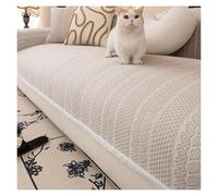 Failjierue Ice Silk Summer Sofa Mat - Non - Slip, Wear - Resistant & Dustproof Couch Slipcover, Modern Decor for Living Room(Style 1,70X70cm)