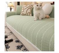 Failjierue Ice Silk Summer Sofa Mat - Non - Slip, Wear - Resistant & Dustproof Couch Slipcover, Modern Decor for Living Room(Style 2,70X70cm)