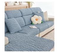 Failjierue L-Shaped Sofa Slipcover Soft Bubble Yarn Stretchable Couch Cover with Non-Slip Bottom, Sectional Sofa Protector for Living Room Furniture(Style 2,65-68 x 135-165cm)
