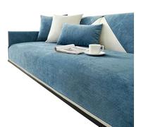 Failjierue Non-Slip Chenille Sofa Cover - Solid Color Couch Cover for Cushion, Armrest & Backrest, Living Room Mat(Style 3,Pillowcase (45x45cm))
