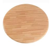 Failjierue Round Wooden Lazy Susan Turntable Multicolor Rotating Serving Tray for Dining Tables & Countertops Handcrafted Tabletop Centerpiece Kitchen Turntable(Style 5,80cm/31in)