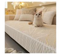 Failjierue Soft Chenille Sofa Cover Mat - Four Seasons Universal Non - Slip Couch Slipcover, L - Shaped Sofa Protector for Living Room(Style 3,Pillowcase (45x45cm))