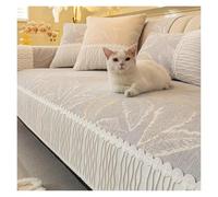 Failjierue Soft Chenille Sofa Cover Mat - Four Seasons Universal Non - Slip Couch Slipcover, L - Shaped Sofa Protector for Living Room(Style 1,90x90cm)