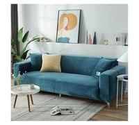 Failjierue Soft Velvet Sofa Cover - Stretch Covers for 1/2/3/4 Seats & Modern Armchair, Living Room Home Decor(Style 4,1-Seater (90-140cm))