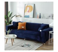 Failjierue Soft Velvet Sofa Cover - Stretch Covers for 1/2/3/4 Seats & Modern Armchair, Living Room Home Decor(Style 1,4-Seater (235-300cm))
