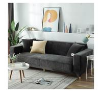 Failjierue Soft Velvet Sofa Cover - Stretch Covers for 1/2/3/4 Seats & Modern Armchair, Living Room Home Decor(Style 5,2-Seater (145-185cm))