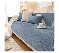 Failjierue Solid Striped Textured Chenille Sofa Cover - Anti-Scratch Anti-Slip Washable Pet-Friendly Couch Protector(Style 5,70x70cm)