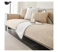 Failjierue Summer Ice Cooling Sofa Towel - 4 Seasons Universal Non-Slip Seat Cushion & Armrest Towel, Solid Color Home Accessories(Style 5,70X180cm)