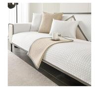 Failjierue Summer Ice Cooling Sofa Towel - 4 Seasons Universal Non-Slip Seat Cushion & Armrest Towel, Solid Color Home Accessories(Style 4,90X90cm)