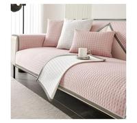 Failjierue Summer Ice Cooling Sofa Towel - 4 Seasons Universal Non-Slip Seat Cushion & Armrest Towel, Solid Color Home Accessories(Style 3,90X240cm)