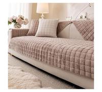 Failjierue Thick Flannel Non-Slip Sofa Cover - 1/2/3/4/5 Seater Couch Slipcover, Durable Furniture Protector for Sofa(Style 2,70x210cm)
