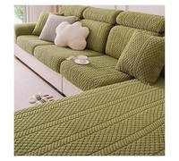 Failjierue Thicken Plush Velvet Winter Sofa Seat Cushion Covers - Non-Slip Individual Cushion Sofa Slipcovers for Couch(Style 1,Corner(W90-110cm L160-190cm))