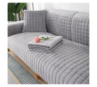 Failjierue Velvet Reversible Quilted Sofa Cover - 1 Piece Anti-Slip Sectional/Corner/Recliner Couch Cover, Washable Pet-Friendly Furniture Protector(Style 5,Pillowcase (45x45cm))