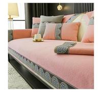 Failjierue Vintage Solid Chenille Sofa Cover - All Seasons Non-Slip Seat Cover, Living Room Couch Slipcover(Style 5,70x70cm)