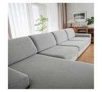 Failjierue Waterproof Elastic Velvet Sofa Cover - Anti-Slip Protector for 1/2/3/4 Seater & Corner Sofa, Living Room(Style 2,Armrest Cover)