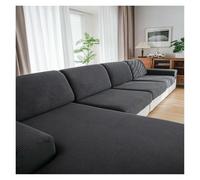 Failjierue Waterproof Elastic Velvet Sofa Cover - Anti-Slip Protector for 1/2/3/4 Seater & Corner Sofa, Living Room(Style 4,Armrest Cover)