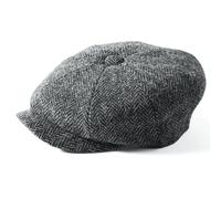 Failsworth Carloway Bakerboy in Harris Tweed Wool (59cm, 4615 Grey)