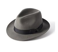 Failsworth Chester Wool Trilby Hat (Standard, 7 1/8, Grey)