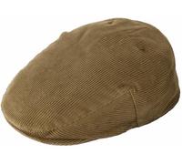 Failsworth Cord Flat Cap in Fawn, Size: XL (61cm)