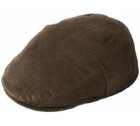 Failsworth Cord Flat Cap in Olive, Size: Small (55cm)