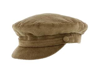Failsworth Cord Mariner Cap (Medium 57cm, Fawn)