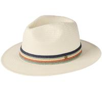 Failsworth Corscia Summer Straw Fedora Hat (UK, Alpha, M, Bleach)