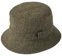 Failsworth Harris Tweed Grouse Hat in Pattern 2013 - Brown, Size: Small (55cm)