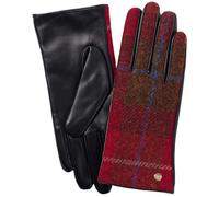 Failsworth Harris Tweed Harriet Gloves in Black/HT22, size: Medium-Large