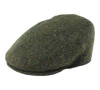 Failsworth Harris Tweed 'Stornoway' Flat Cap Green 2016 Pattern (58cm)