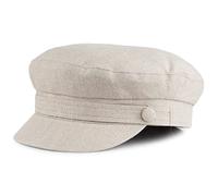 Failsworth Hats Mariner Irish Linen Fisherman Cap - Natural L