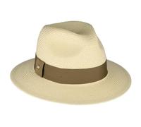 Failsworth Hats Sienna Toyo Straw Fedora Hat - Natural-Brown One Size
