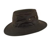 Failsworth Hats Wax Cotton Traveller Hat - Olive X-Large
