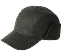 Failsworth Hats Waxed Cotton Lumberjack Earflap Baseball Cap - Olive 59
