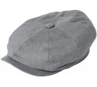 Failsworth Irish Linen Murphy Bakerboy Cap - Grey, One Size