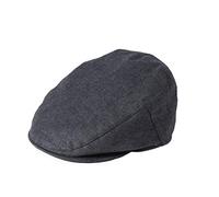 Failsworth Irish Linen Summer Flat Cap (Charcoal, M)