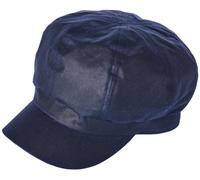 Failsworth Ladies British Waxed Cotton Bakerboy Cap - Navy, Medium-Large