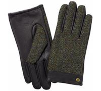 Failsworth Lundale Harris Tweed Leather Gloves in Pattern 2016 - Brown, size: Small