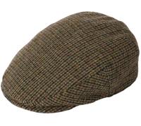 Failsworth Mens Worcester Wool Flat Cap in Pattern 911 - Brown, Size: XL (61cm)